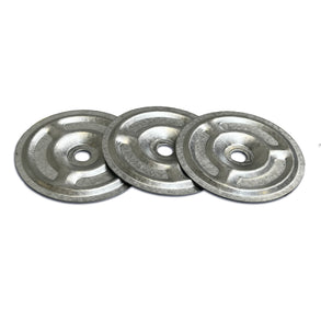Dakplaatjes 50 mm verzinkt 0.7 mm 100 stuks