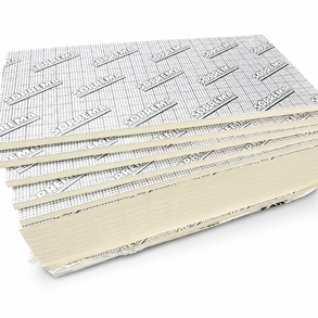 Pak Efyos PIR - 1200x600x60mm - aluminium cachering - Rd 2.70 (8pl/pak)