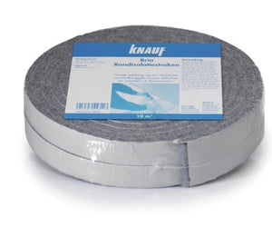 Knauf randisolatie zelfkl.vilt 10x25mm rol 5m1 (pak/2st)