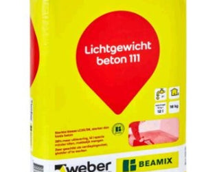 Weber Beamix Lichtgewichtbeton 111 zak 18kg