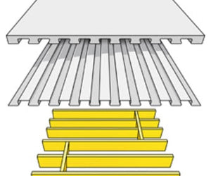 Lewis Zwaluwstaartplaat 1830x630mm