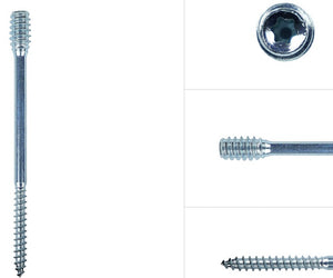 Afstandschroeven Verzinkt 6 x 60 mm - Doos 50 Stuks