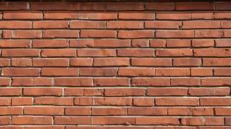 halfsteensverband buitenmuur