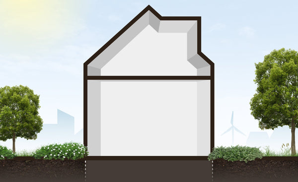 doorsnede van een huis