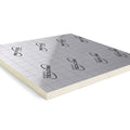 Plaat Recticel Silver PIR Afschot 1200x1200x50-60mm - aluminium cachering - Rd 2.50 (1,44m²)