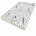 Plaat Efyos PIR - 1200x600x60mm - aluminium cachering - Rd 2.70