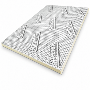 Plaat Efyos PIR - 1200x600x20mm - aluminium cachering - Rd 0.90