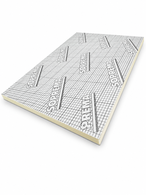 Plaat Efyos PIR - 1200x600x30mm - aluminium cachering - Rd 1.30 - 0.72m2