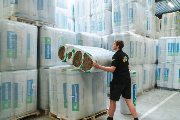 Knauf Naturoll 037 glaswol - 8200x380x90mm - Rd 2.40
