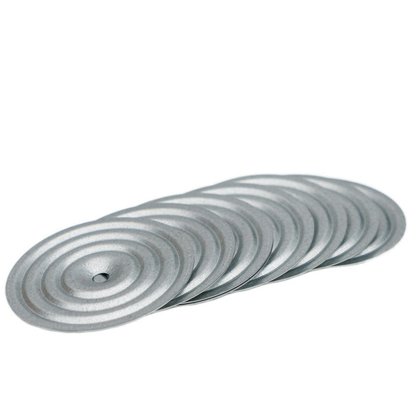 Dakplaatjes 90 mm verzinkt 0.7 mm 100 stuks