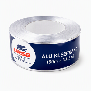 URSA Aluminium tape | 50mm x 50mtr (voor spijkerflens)