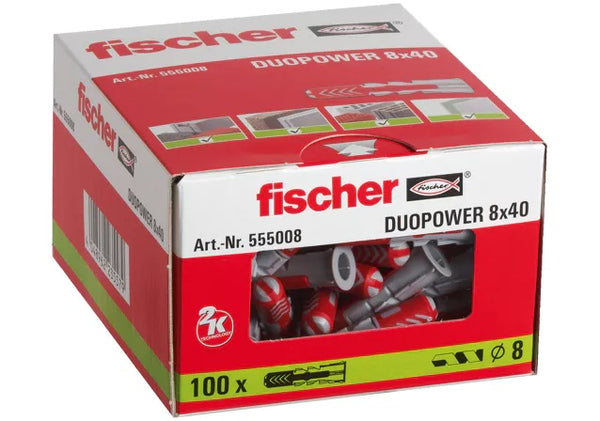 Fischer Duopower 8x40 (100st/ds)
