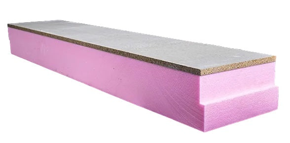 XPS kantplank grijs - 1250x200x50+10mm - Rd 1,55