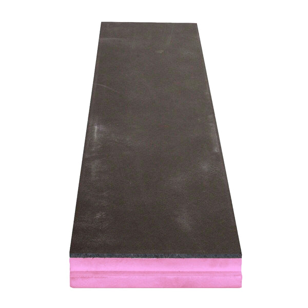 XPS kantplank antraciet - 1250x300x100+8mm - Rd 2,85