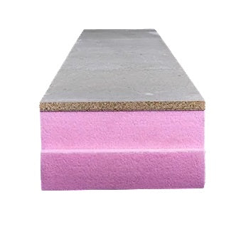 XPS kantplank grijs - 1250x200x50+10mm - Rd 1,55