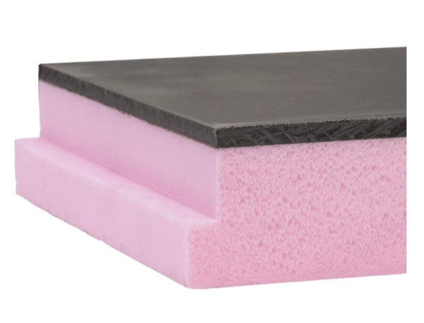 XPS kantplank antraciet - 1250x300x50+8mm - Rd 1,55