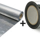 Set Miofol® 125 AV l 1.50mx25m ( binnenzijde; dampdicht) + VAST-R Aluminium Tape 75 mm x 25 mtr