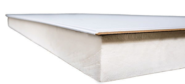 PIR-Afgewerkt - 1290x600x30mm+10mm - Rd 1,36 (0,77m²/pl)