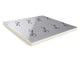 Plaat Recticel Silver PIR Afschot 1200x1200x100-110mm - aluminium cachering - Rd 4.75 (1,44m²)