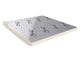 Plaat Recticel Silver PIR Afschot 1200x1200x60-70mm - aluminium cachering - Rd 2.95 (1,44m²)