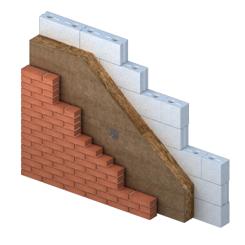 Pallet Knauf Smart Cavity 031 glaswol - 1250x600x120mm - Rd 3,85 (3pl/pak)