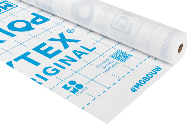 Polytex® Original waterdicht en damp-open - 1.5x25mtr